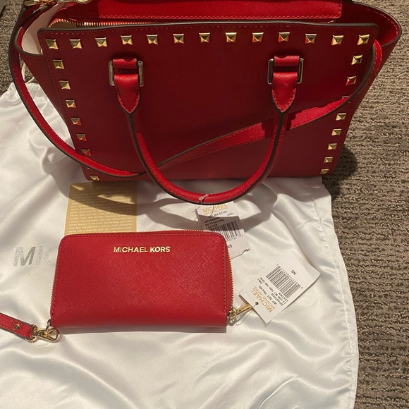 NWT authentic Michael Kors purse and wallet - Picture 3 of 4